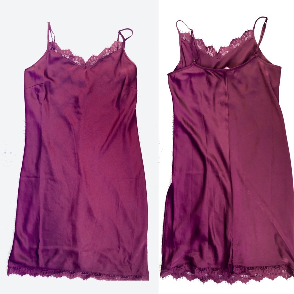 Vince Camuto BurgandyWine Slip Dress. S